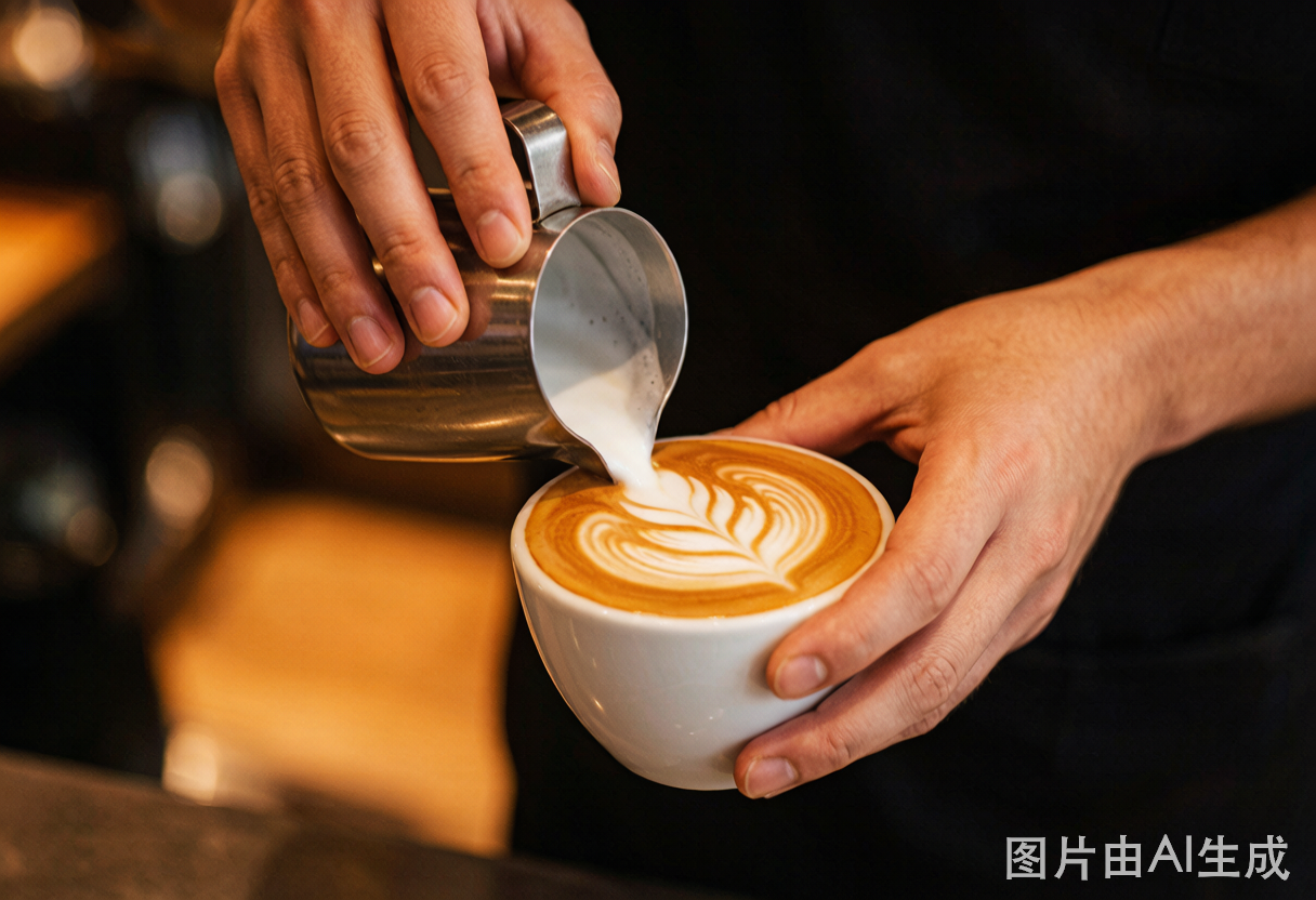 意式咖啡实操特写